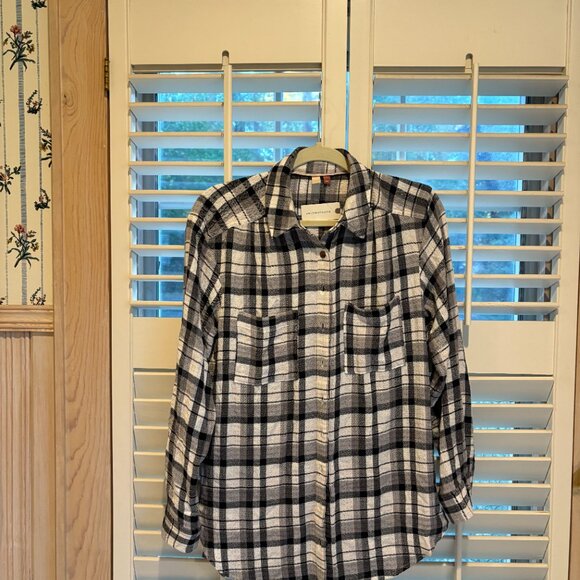 Anthropologie Relaxed Textured Button down - Picture 4 of 4